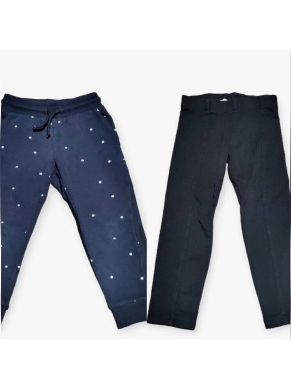 KIDS Black Leggings and Polkadot Joggers
